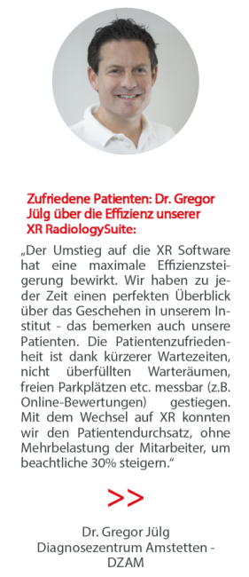 Dr. Gregor Jülg über den XR Arbeitsbereich "untersuchen"